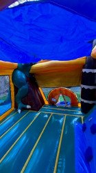 dino 1684182994 Jurassic Dinosaur Bounce House Combo Wet/Dry