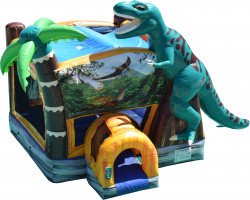 14ft20Misting20Bounce Jurassic 1705682269 Jurassic Dinosaur Misting Bounce House Wet/Dry