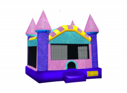 Sparkling Dazzle Castle Bounce House