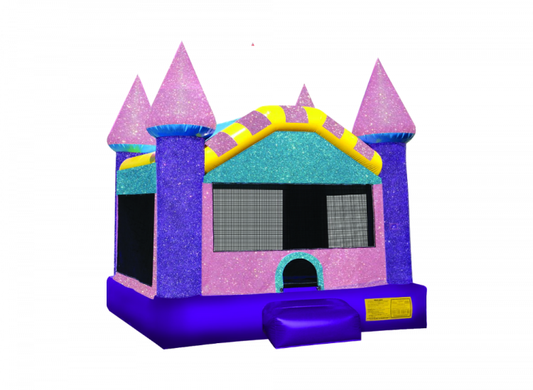 Sparkling Dazzle Castle Bounce House