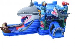 Shark Combo Bounce House