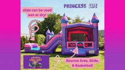 castle 1705448072 Enchanted Dream Castle Bounce and Dual Lane Slide Combo