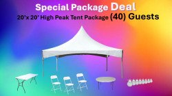 Tent Package 20x20 (40) Guest