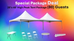 Tent Package 20x40 (80) Guests