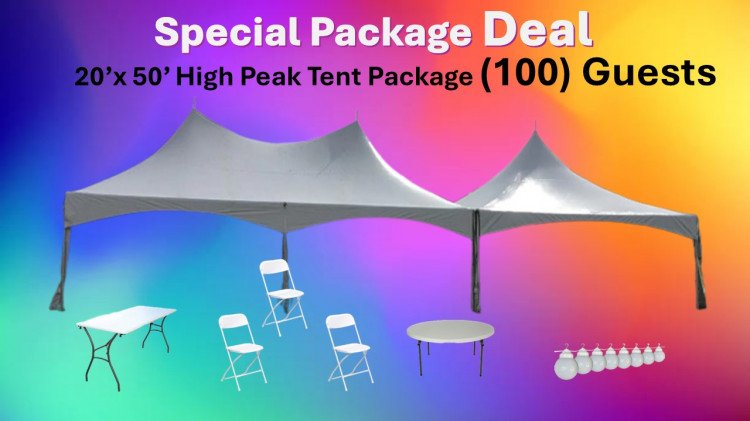 Tent Package 20x50 (100) Guests