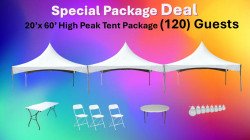 Tent Package 20x60 (120) Guests