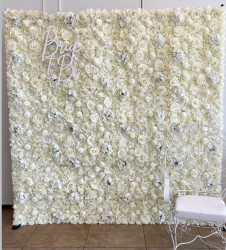 white20wall 1761672067 White/Ivory Rose Flower Wall
